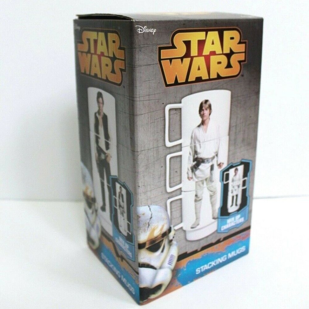 Star Wars Mix Up Characters Set of 3 Stacking Mugs